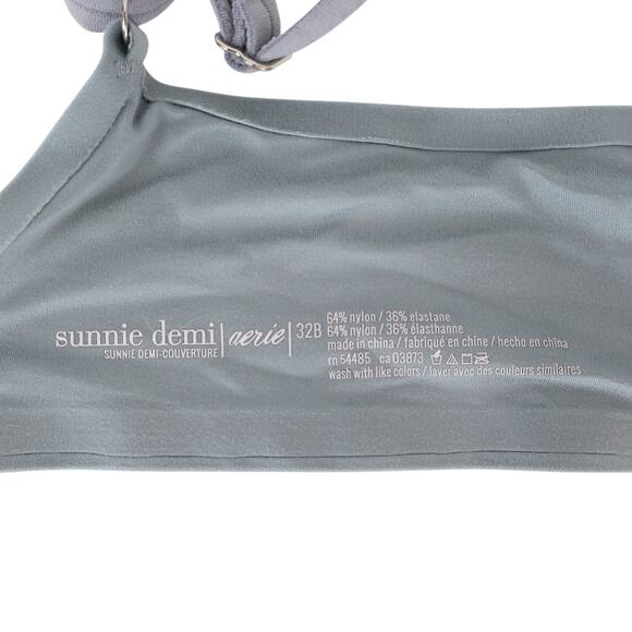 Aerie Sunnie Underwire Bra Bundle Size 32B Gray Yellow - Picture 5 of 10